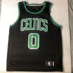 Fanatics Jayson Tatum #0 Boston Celtics NBA Black Basketball Jersey Mens Small